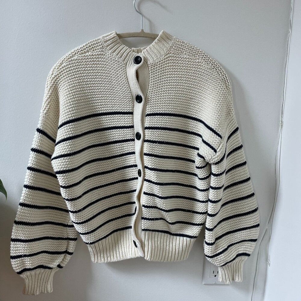 Alex Mill Button-Back Crewneck Sweater